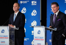 Garvey, Schiff Clash on Abortion, Guns, and Trump in Only One-on-One Debate