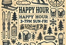 Tapas Happy Hour at Unbearable Skee Lodge