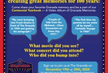 The Granada Theatre: Memory Day (Nov. 19 or 20)