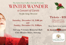 The SYV Chorale Presents Winter Concert