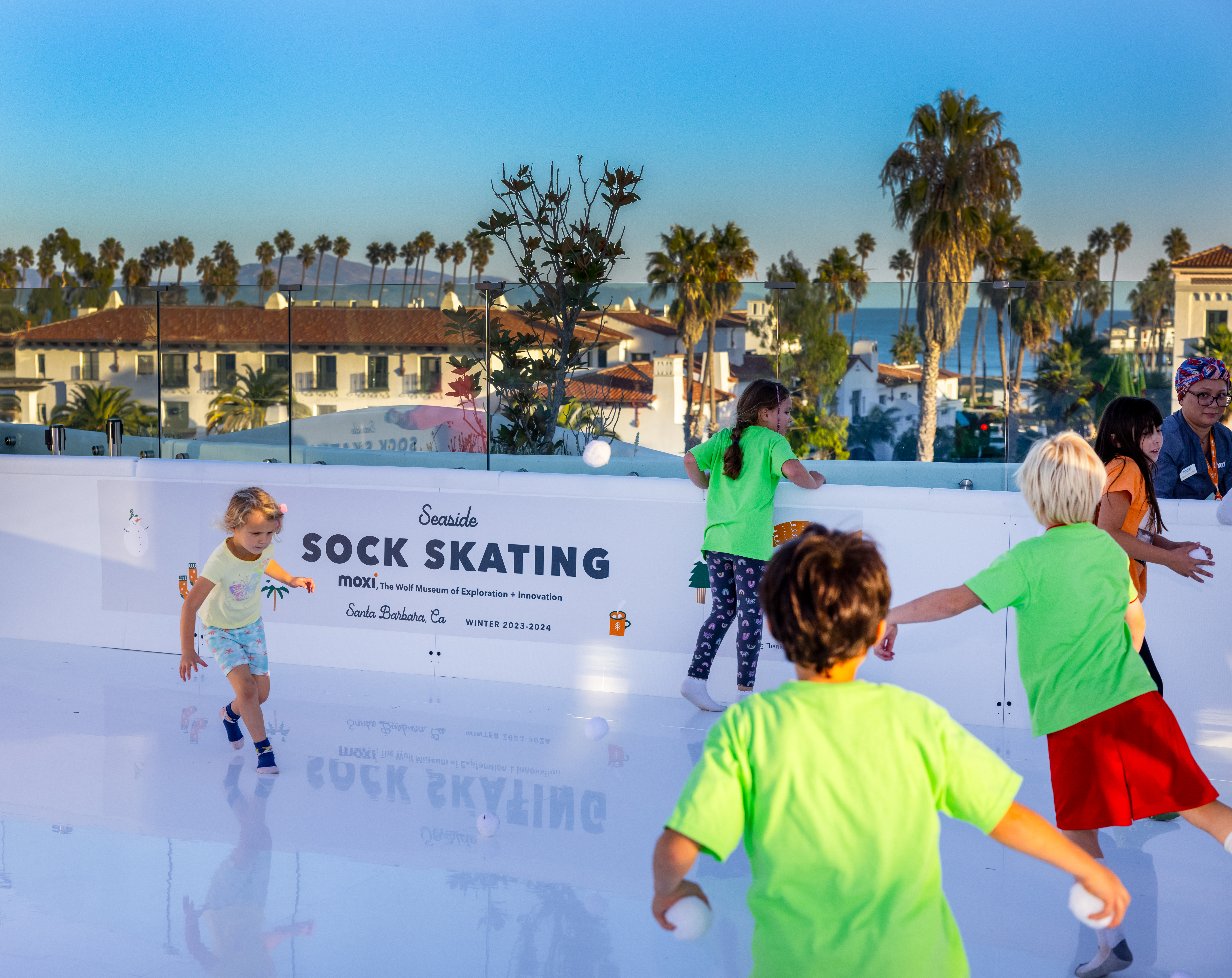 Sock Skating Event at MOXI Is a Family Holiday Must-See in Santa