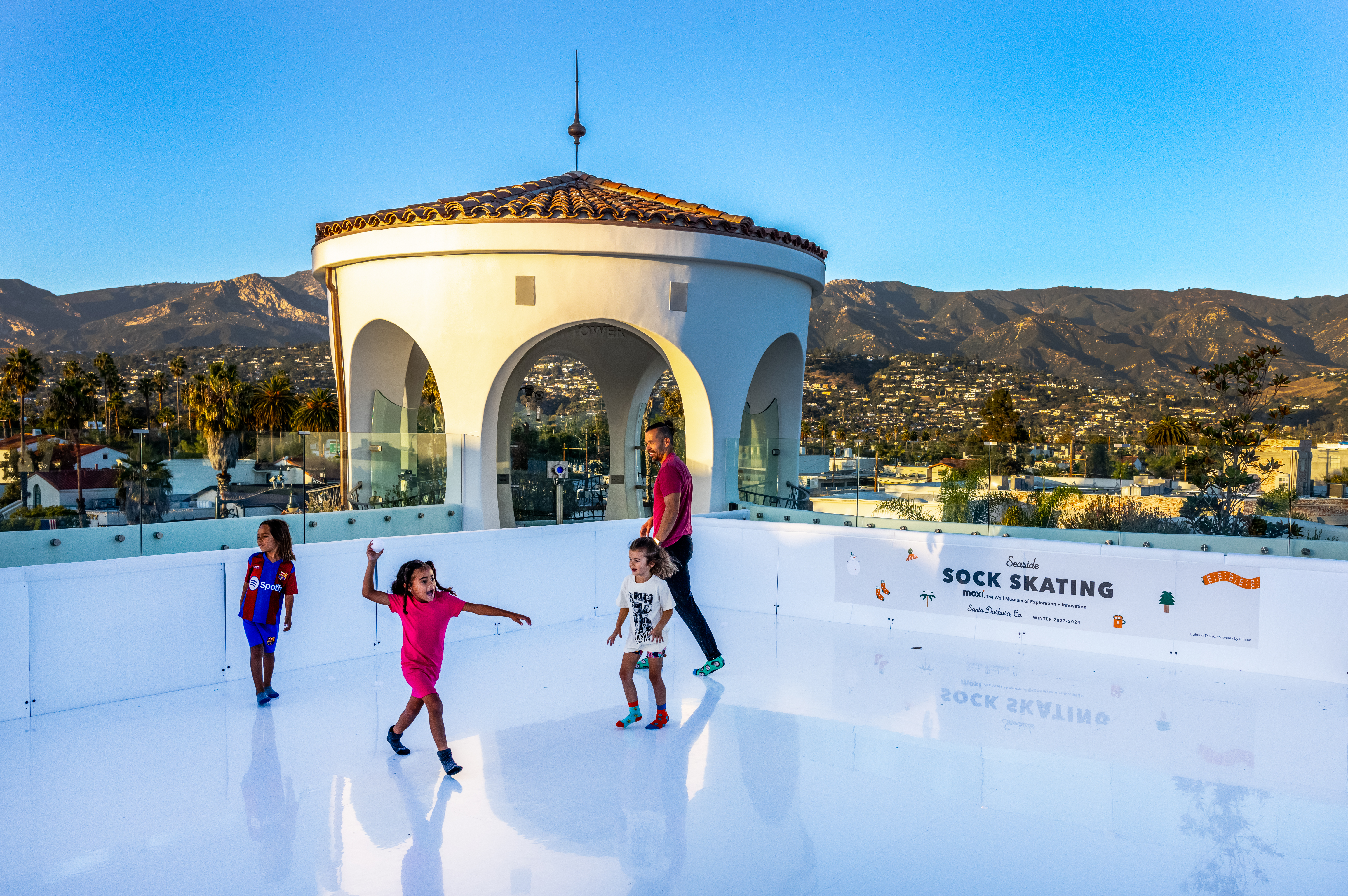 Sock Skating Event at MOXI Is a Family Holiday Must-See in Santa