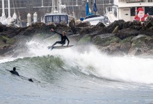 Big Surf in the Harbor