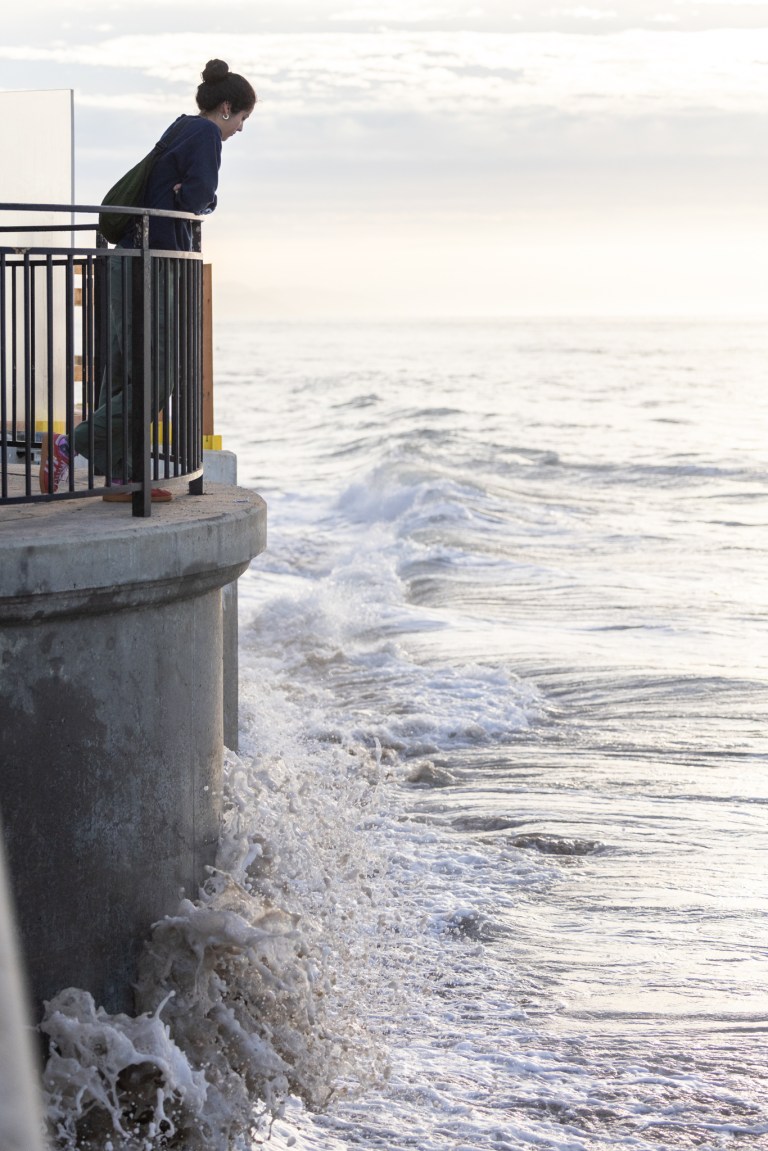 Santa Barbara Sees Sea Levels Rise During King Tide The Santa Barbara