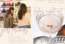 Galentine’s Day Candle Making Workshops