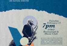 Derek Douget, saxophonist, guest artist with the UCSB Jazz Ensemble