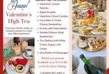 Specialty High Tea for Valentine’s Day! ❤️