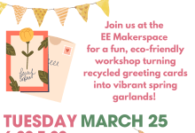 Recycled Spring Card Garlands