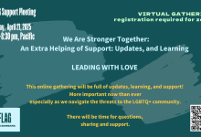 PFLAG Santa Barbara April Meeting