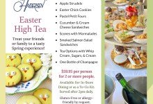 Easter High Tea at Andersen’s
