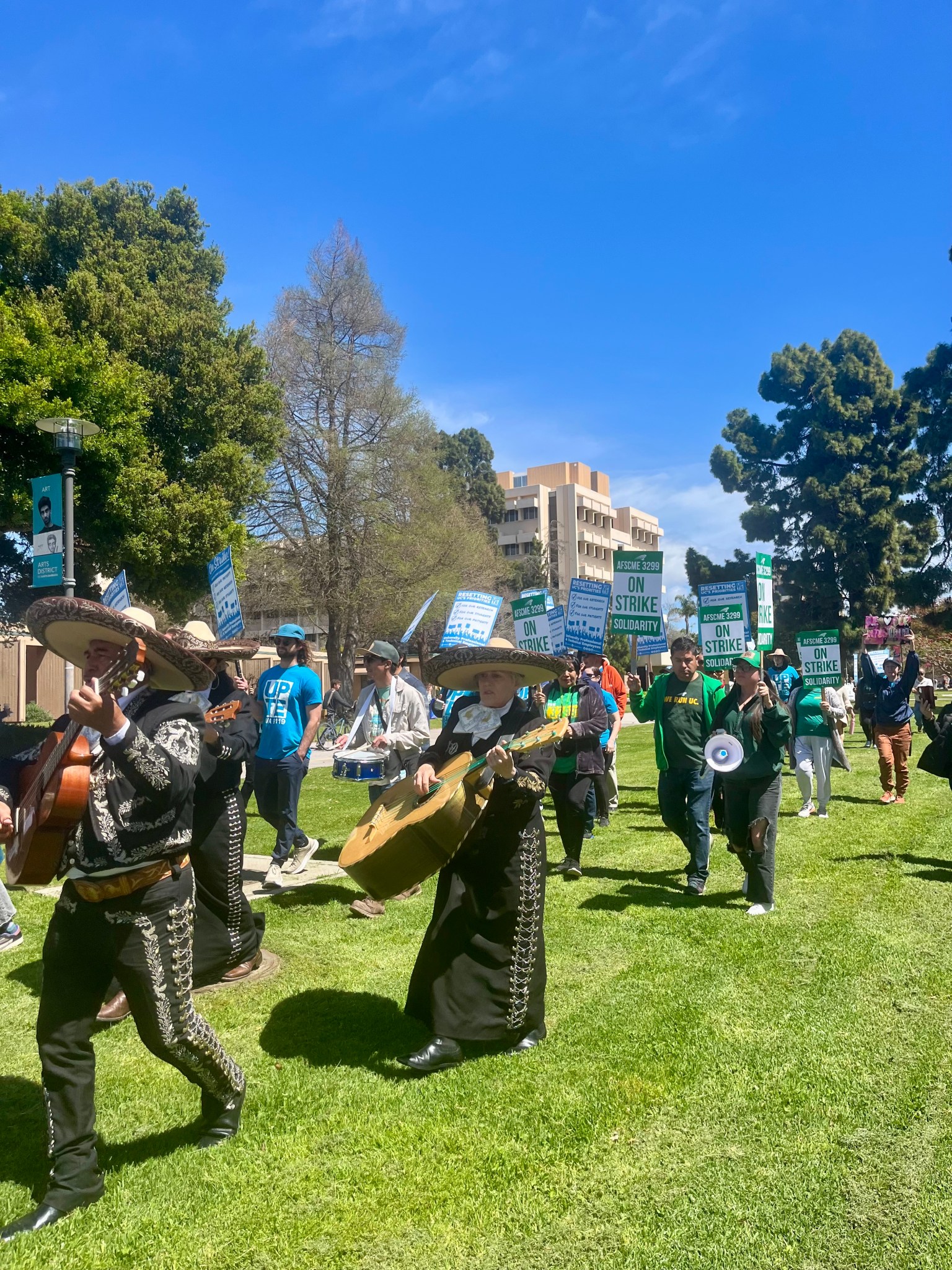 UCSB Workers Join UCWide Strike, Citing Unfair Bargaining Practices