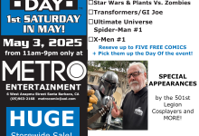 FREE Comic Book Day at Metro Entertainment!!!