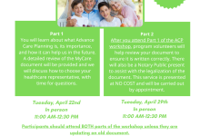 FREE Advance Care Planning Workshop