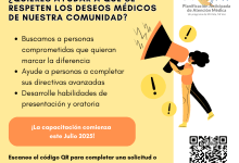 Formación de Facilitadores de la Planificación Anticipada de Cuidados (PCA) en español/ Advance Care Planning (ACP) Spanish Facilitator Training