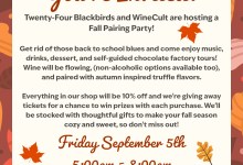 Twenty-Four Blackbirds Fall Pairing Party