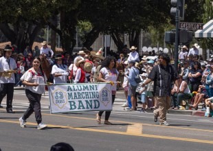 Santa Barbara High School Band Marches in Fiesta for First Time in Years