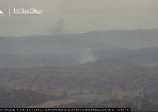Vegetation Fire Breaks Out Near Los Olivos, Closing Hwy. 101 in Both Directions