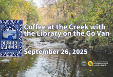 Creek Week: Library on the GO & Coffee at the Creek