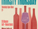 Thirsty Thursday ~ $5 Glasses on Tap