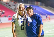 Mother and Daughter Compete on Opposite Sides of Flag Football Rivalry