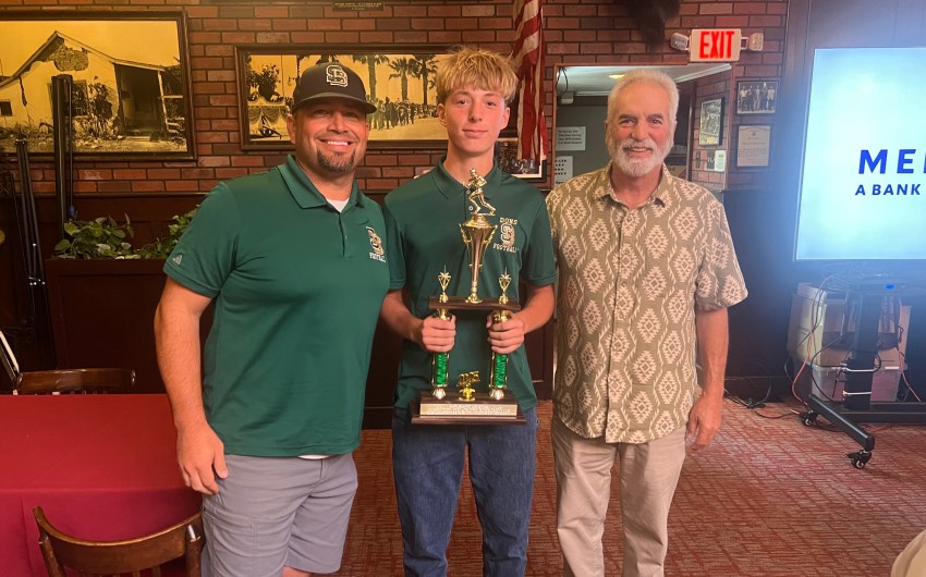 SBART Press Luncheon: Griffin Arnold and Victoria Aldana Receive Athlete of the Week Awards