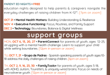 FREE YouthWell Parent Support Groups