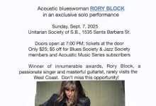 Accoustic Blueswoman Rory Block solo performance