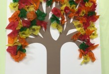 Kid’s Craft Hour: Tissue Paper Fall Tree