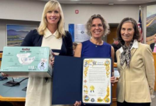 LEAP Receives National Diaper Need Awareness Week Proclamation