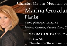 Chamber on the Mountain Presents Marina Grozdanovic, Pianist