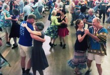 Fun Halloween Contra Dance 💃 LIVE BAND Lesson 6pm
