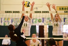 Santa Barbara High Girls’ Volleyball Advances After 26-24, 19-25, 25-20, 25-23 Victory Over Sacred Heart