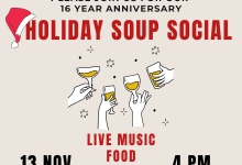 Holiday Soup Social at Organic Soup Kitchen