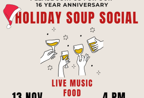 Holiday Soup Social at Organic Soup Kitchen