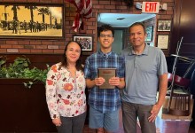 SBART Press Luncheon: Elliott McGuire Receives Dos Pueblos Scholar Athlete of the Year Award