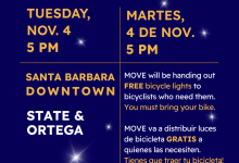 Iluminando La Noche Free Bike Light Distribution – Downtown SB