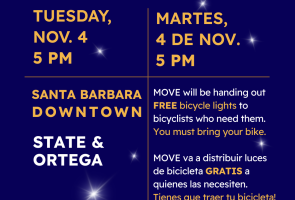 Iluminando La Noche Free Bike Light Distribution – Downtown SB