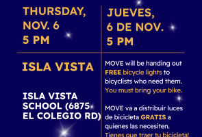 Iluminando La Noche Free Bike Light Distribution – Isla Vista