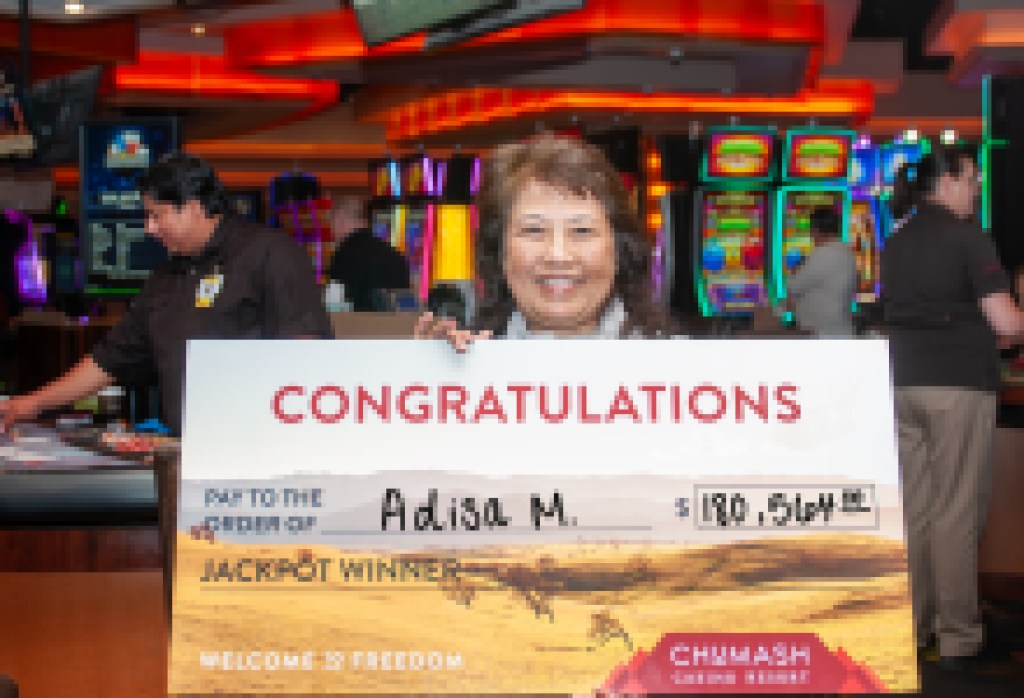 San Bernardino County Woman Hits $180K Jackpot on Ultimate Texas Hold’em at Chumash Casino Resort
