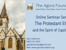 Online Seminar Series: Protestant Ethic/Capitalism