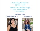 The Blue Whale Reading Series: Palacio & Raab