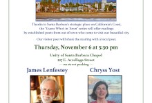 Poetry Reading: James Lenfestey and Chryss Yost