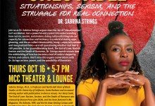 MCC Race Matters Series – Dr. Sabrina Strings