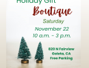 Live Oak’s Holiday Gift Boutique