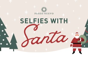 Selfies with Santa at Paseo Nuevo