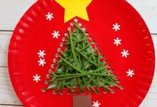 Kid’s Craft Hour: Paper Plate Holiday Tree Weaving