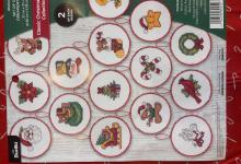 Holiday Ornament Counted Cross Stitch