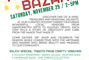 Holiday Bazaar at Yoga Soup