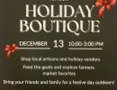 Holiday Boutique at the S.B. Tennis Club