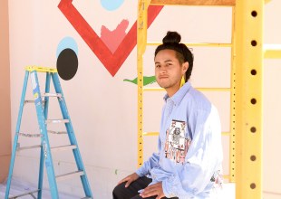 Muralist on the Rise, at Festivals and Santa Barbara’s Walls